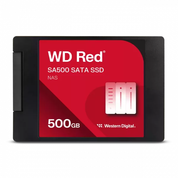 WD Red™ SA500 NAS SATA SSD 2,5”/7 mm mit Gehäuse